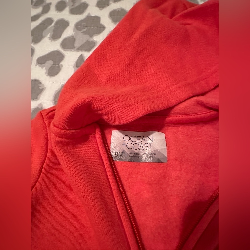 Ocean Coast 18 months one piece zip up